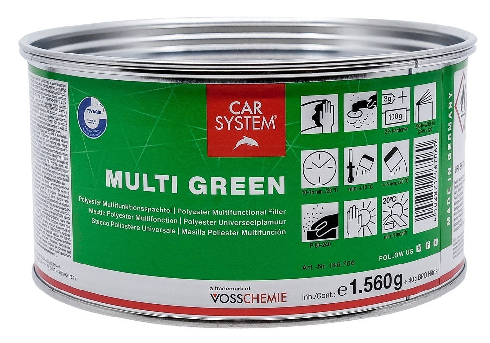 Carsystem Multi Green kitti + kov. 1,6kg