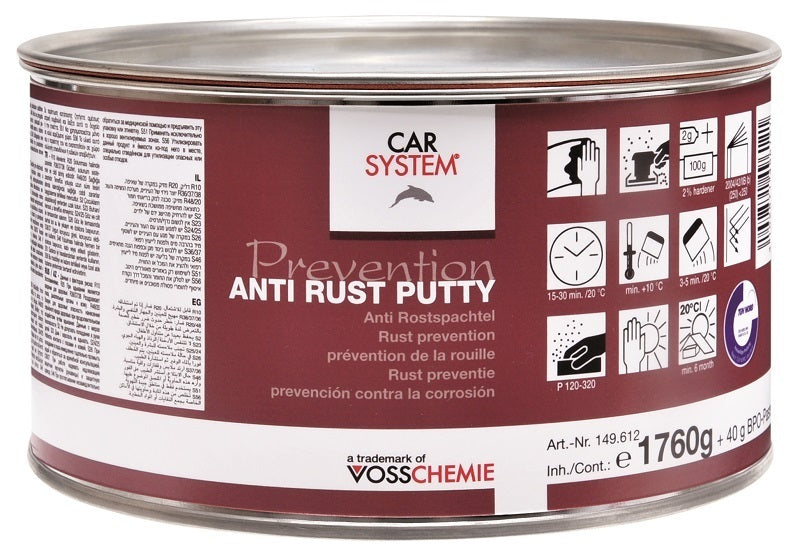 Carsystem Anti Rust kitti + kovettaja 1,8kg