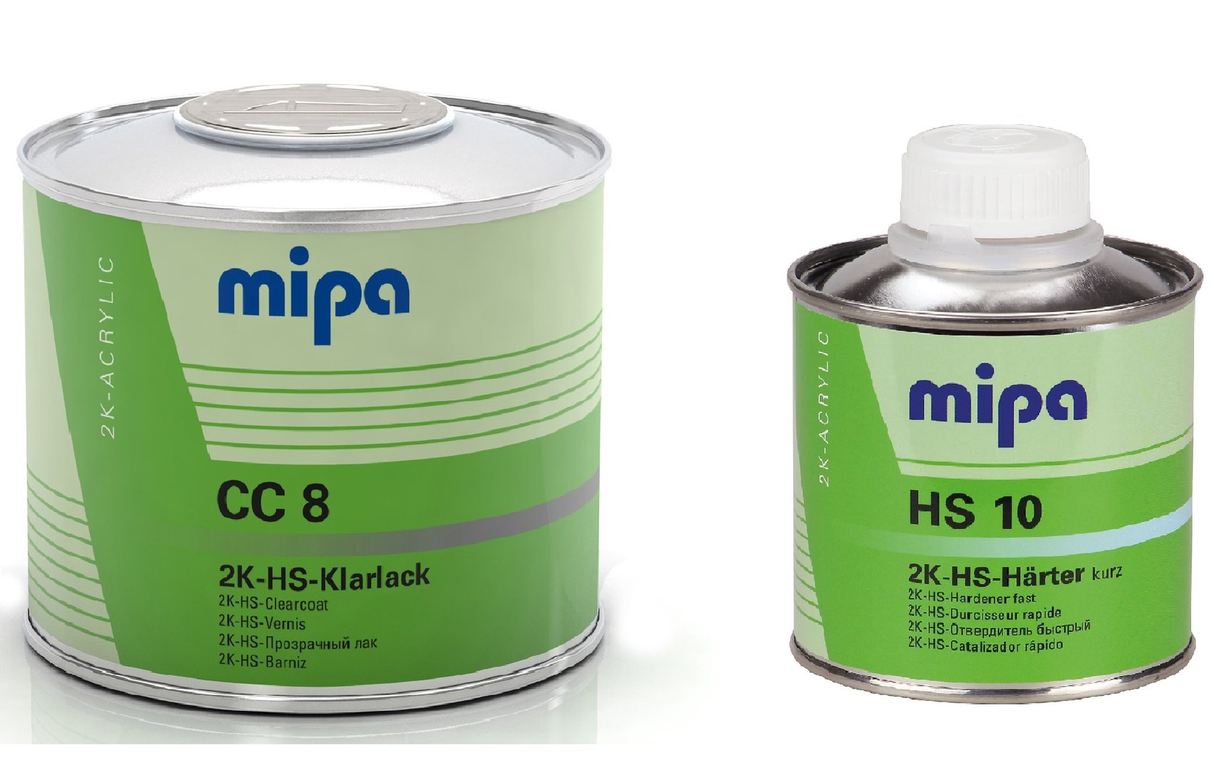 Mipa CC8 2K kirkaslakkapaketti 0,75L